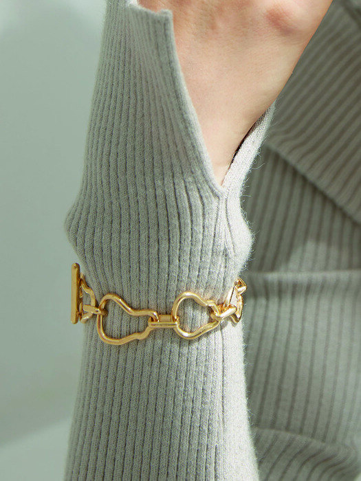 Connection Chain Bracelet (Silver, Gold)