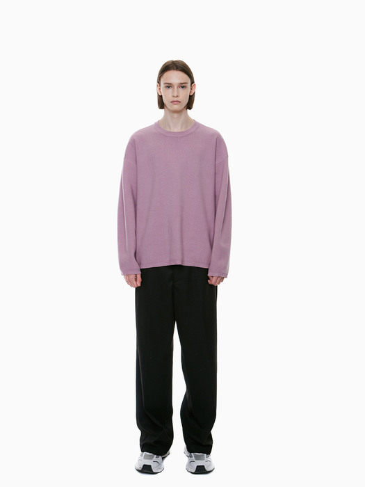 THICK SEMI OVER KNIT_LAVANDER