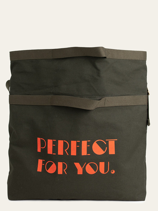 퍼펙트 토트&숄더 카키 PERFECT TOTE&SHOULDER C0006 KHAKI