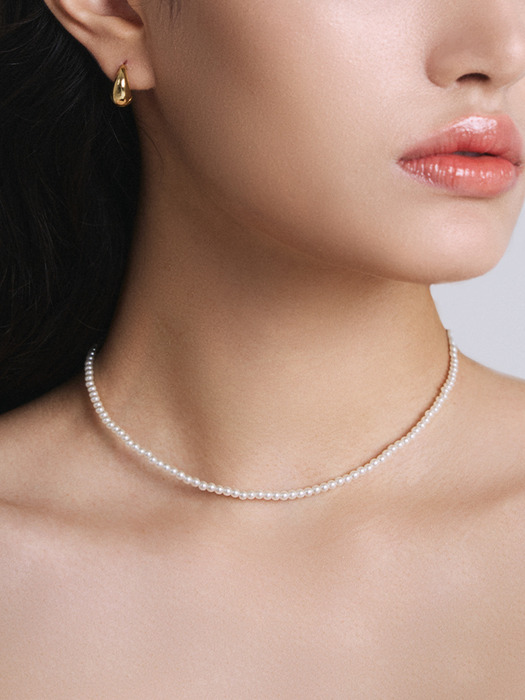 LU115 Basic pearl necklace