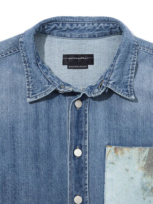 [black label] rusty pocket denim shirt_CLSAM20251BUX