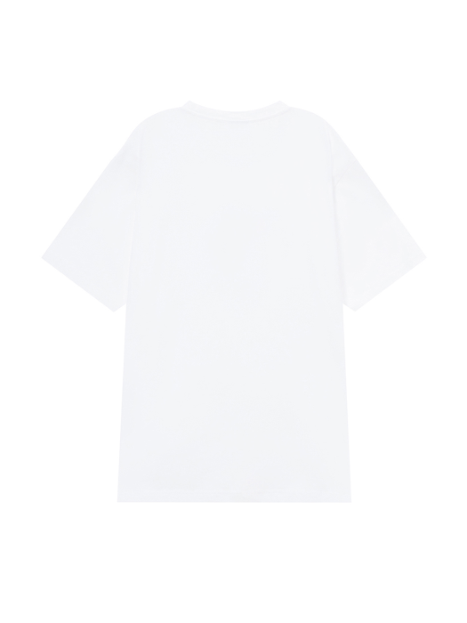 [EU] 그래픽 반팔 티셔츠 (OFF WHITE) CKTS1E440OW