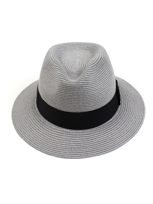 Soft Summer Gray Short Fedora 여름페도라