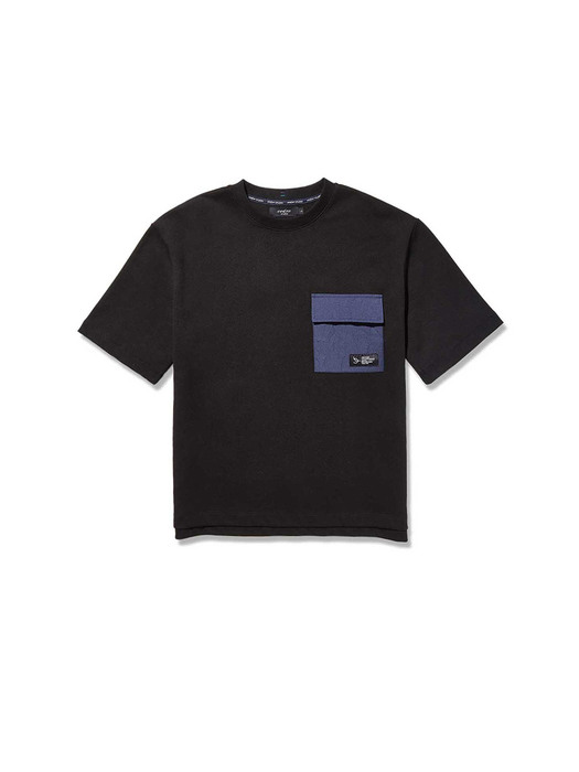 빅포켓 반팔 티셔츠 (블랙)