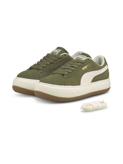 [381650 04] Suede Mayu UP Wns _Burnt Olive-Marshmallow-Gum 3