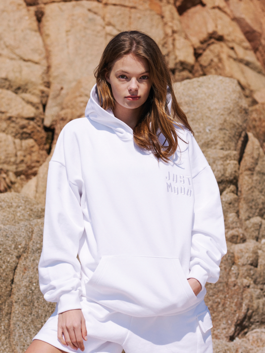 ESSENTIAL OVER HOODIE - WHITE