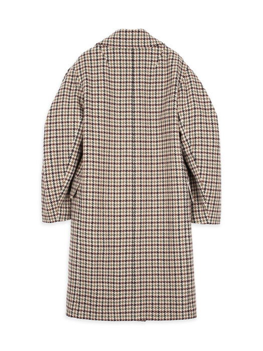 Hound Tooth Wool Coat CHECK