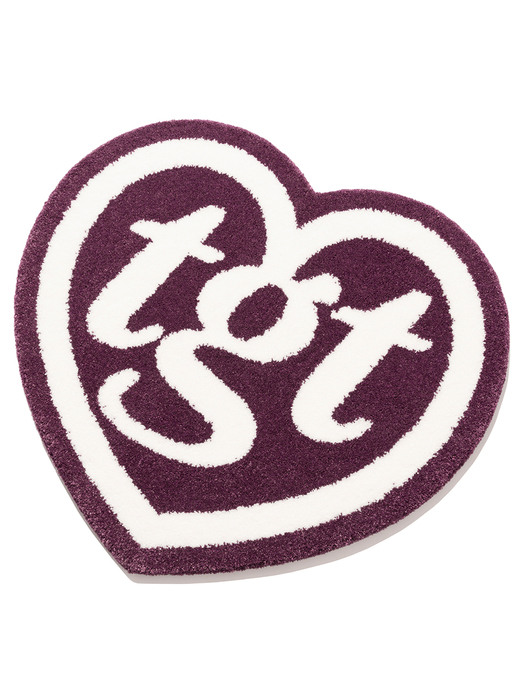 HEART LOGO RUG_PURPLE