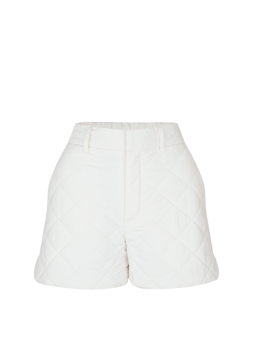 QUILTED SHORT PANTS_OFF WHITE