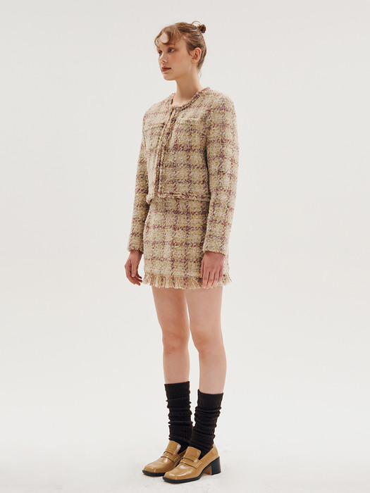 Tweed paddy skirt