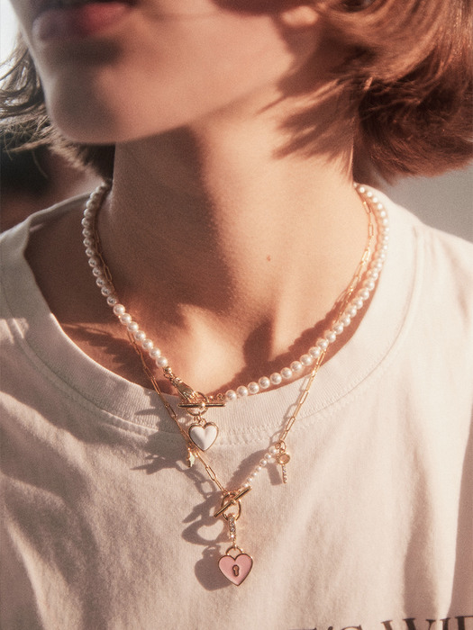 Key n Star Layered Necklace