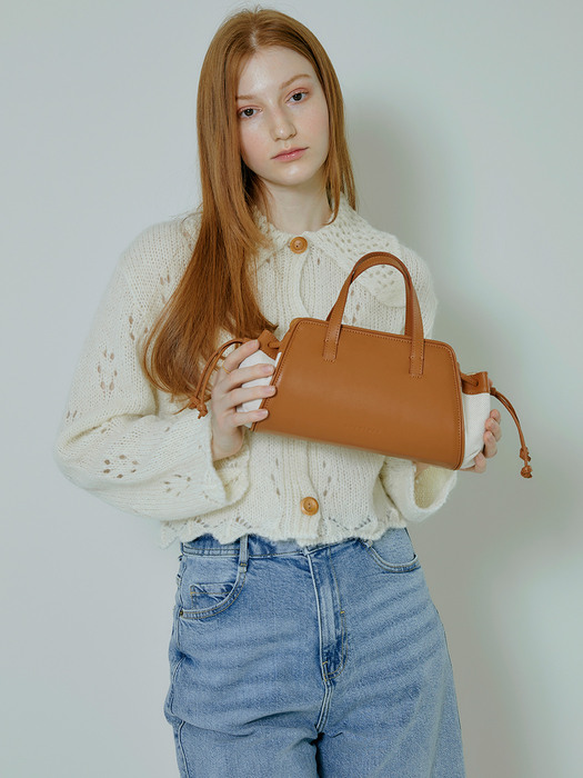 Blooming L bag_Canvas Camel