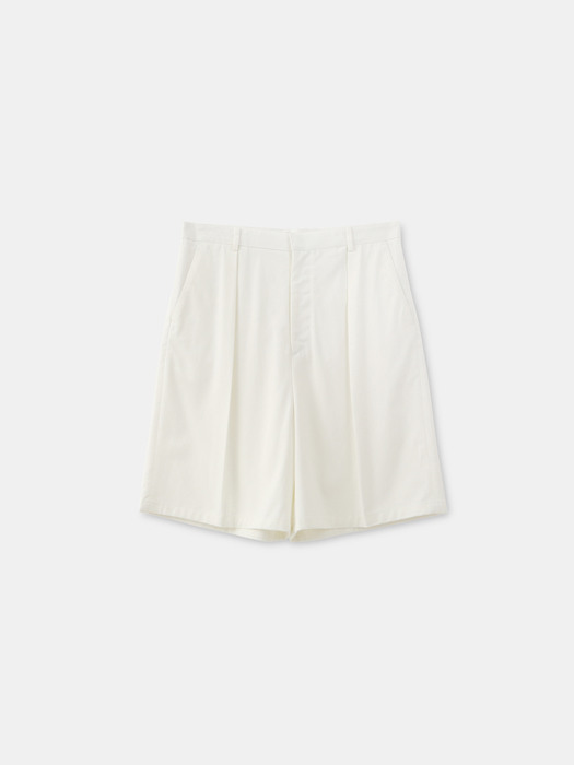 Solid Bermuda Pants [Ivory]