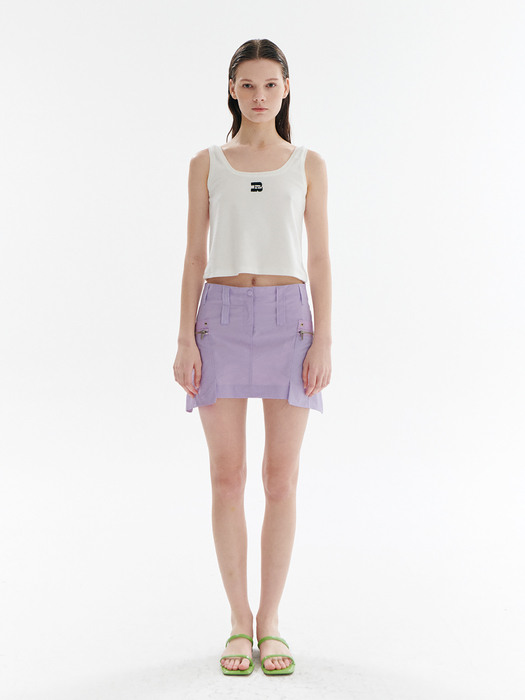 Big Pocket mini skirt [Violet]