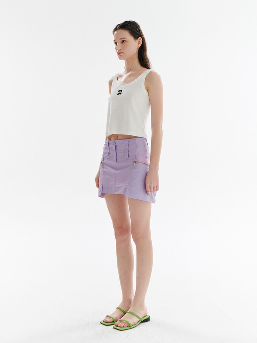 Big Pocket mini skirt [Violet]
