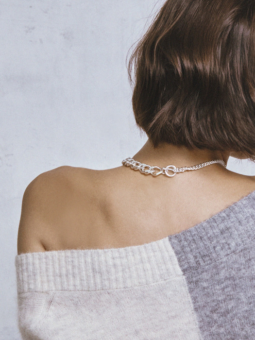 Dual Curb Chain Necklace