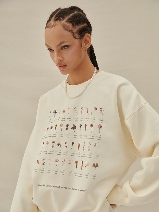 PRESSED FLOWER SWEATSHIRT