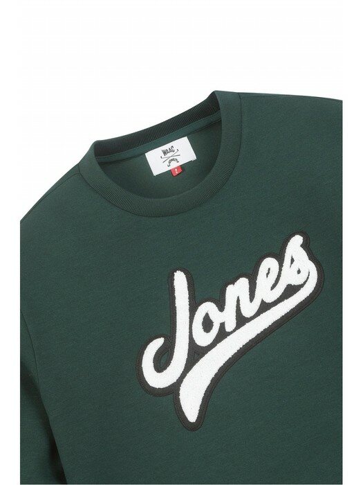 [WAAC X JONES] 커브 로고 스웨트 티셔츠 WMTBX22792GRD