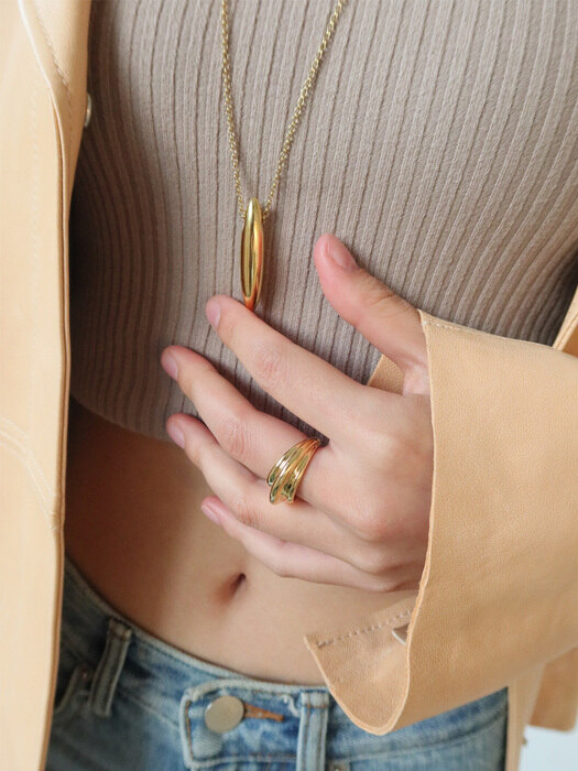 BULLET NECKLACE Small (Gold/ 55cm)