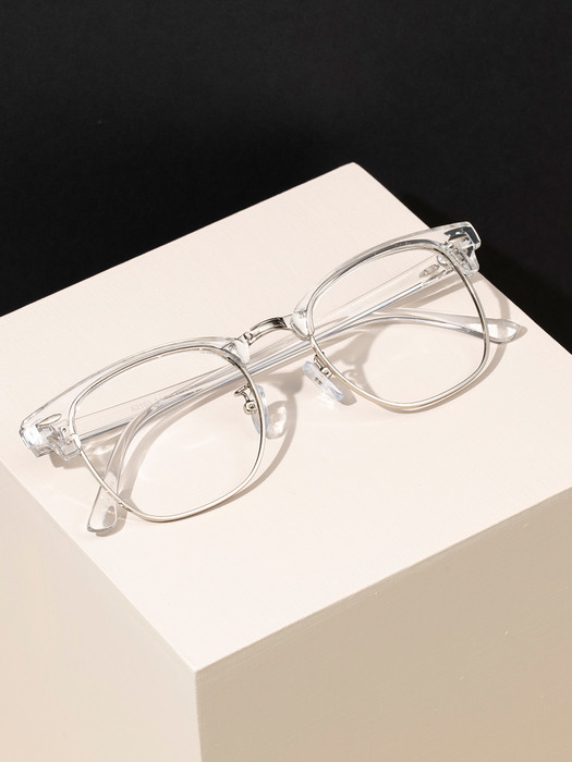 RECLOW B163 CRYSTAL SILVER GLASS 안경