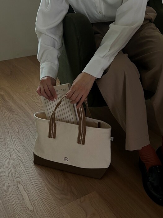 puluck펄럭]twoding bag brown