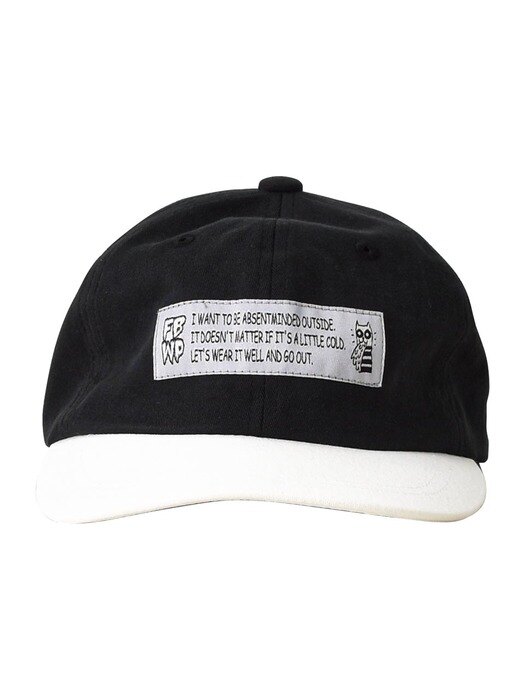 BUKA FLAT BRIM CAP (BLACK0