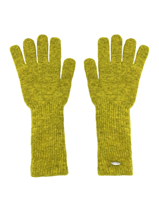 Tri Fluffy Gloves Mustard