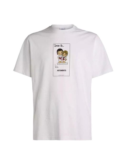 12주년 LOVE IS 프린팅 티셔츠 UAH21TR686 WHITE