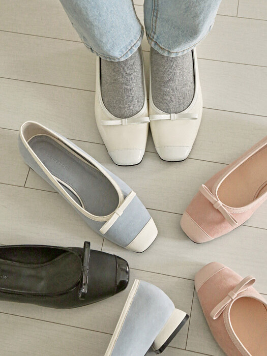 1714 Cape Ribbon Flat Shoes_6color