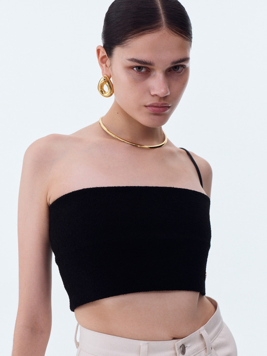 SIGNATURE LOGO TUBE TOP (BLACK)