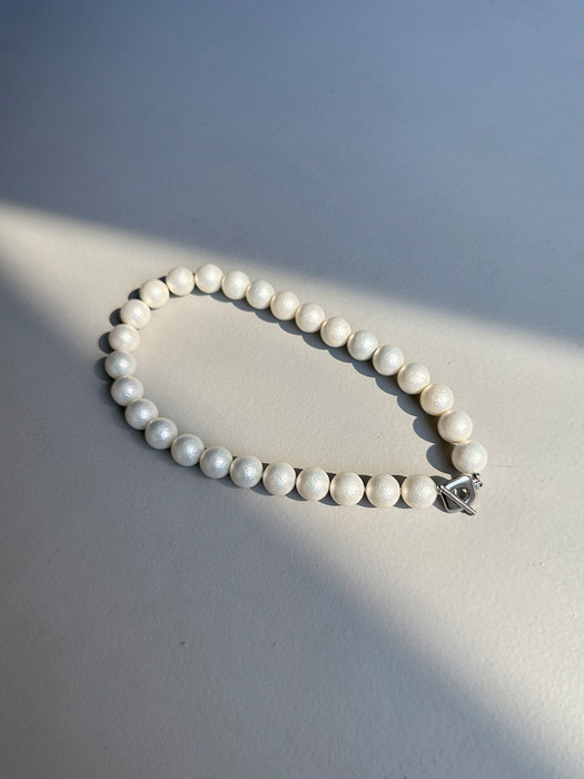 rough pearl necklace (L)
