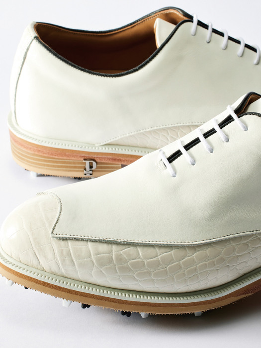 (MEN) 1SPRIME Two Tone Derby Spike_White