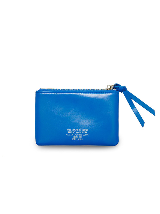 pouch wallet(소가죽파우치월렛) - 블루