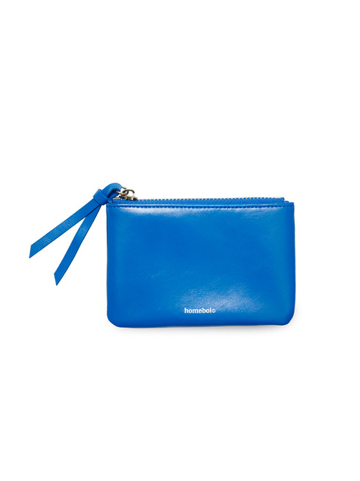 pouch wallet(소가죽파우치월렛) - 블루