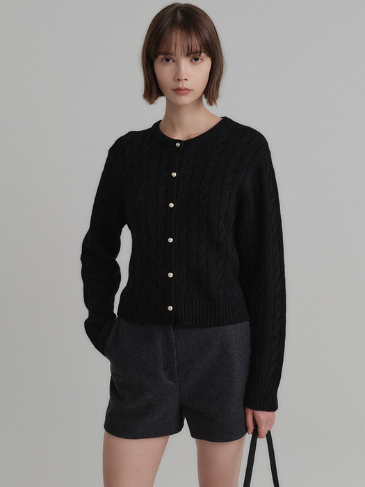 [NEW 컬러 추가] 엘시 케이블 울 니트 가디건 / ELSIE CABLE WOOL KNIT CARDIGAN_6colors