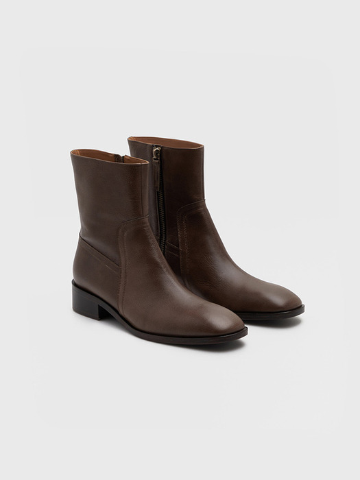 ETEI ankle boots_brown