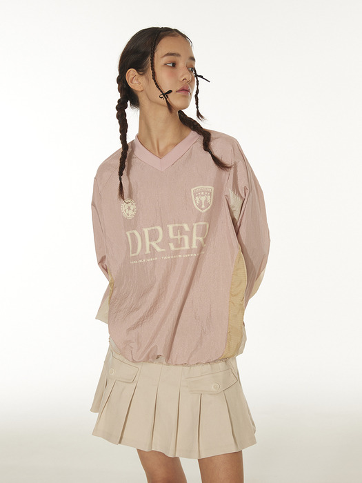 DS GLOSSY SOCCER TEE - PINK