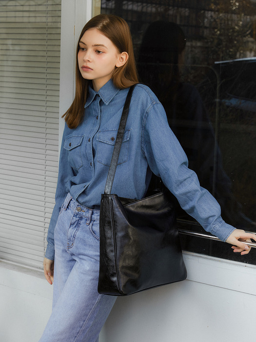 [단독]ANC TIMELESS HOBO BAG_BLACK