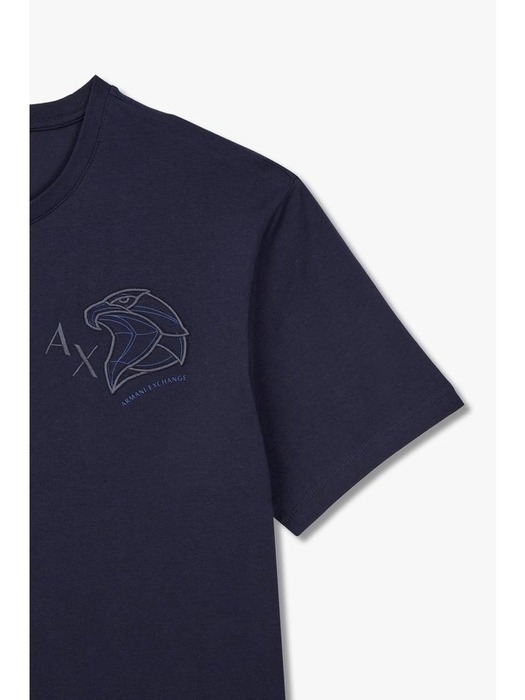 AX 남성 이글 엠브로이더리 티셔츠(A414130019)네이비