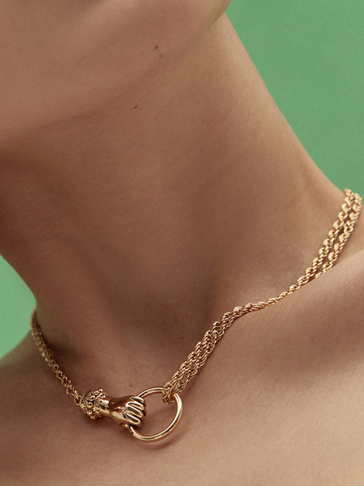 Grab Your Eye Rope Chain Necklace