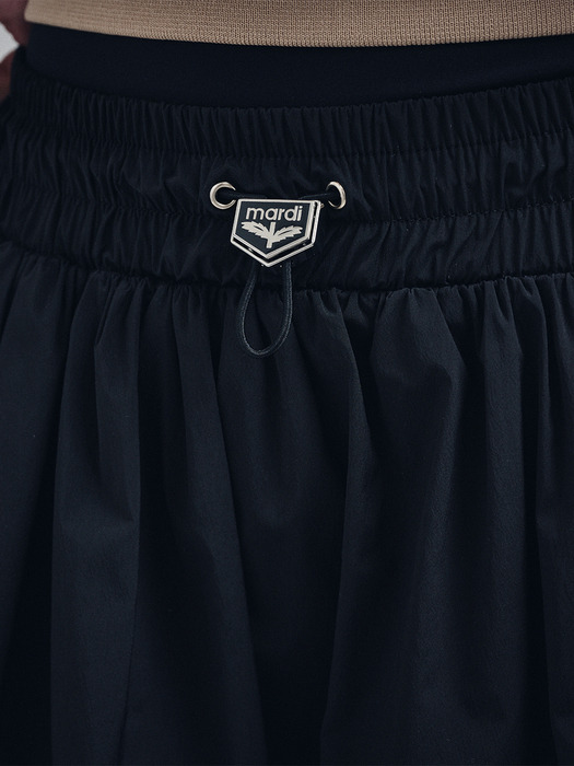 BALLOON MINI SKIRT_BLACK