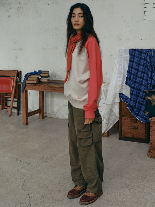 Kyoto Cargo Pants Khaki_F251PT01