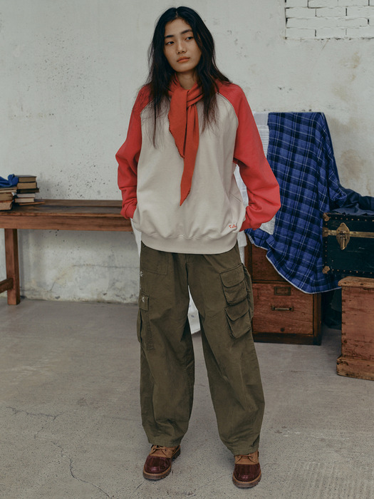 Kyoto Cargo Pants Khaki_F251PT01