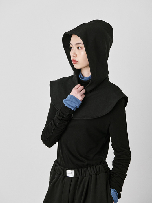 Raey hoodie_BLACK