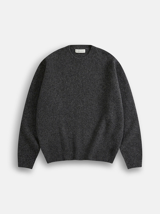 Pier Wool Knit Sweater (D.gray)