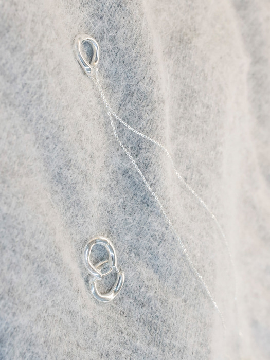 SW4068 Simple round ring earrings_Silver - Image 3