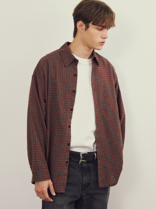 Gingham Vintage Checked Shirt 3COLOR