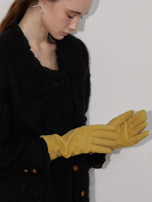 Suede Long Glove_3COL (L244MGV020)