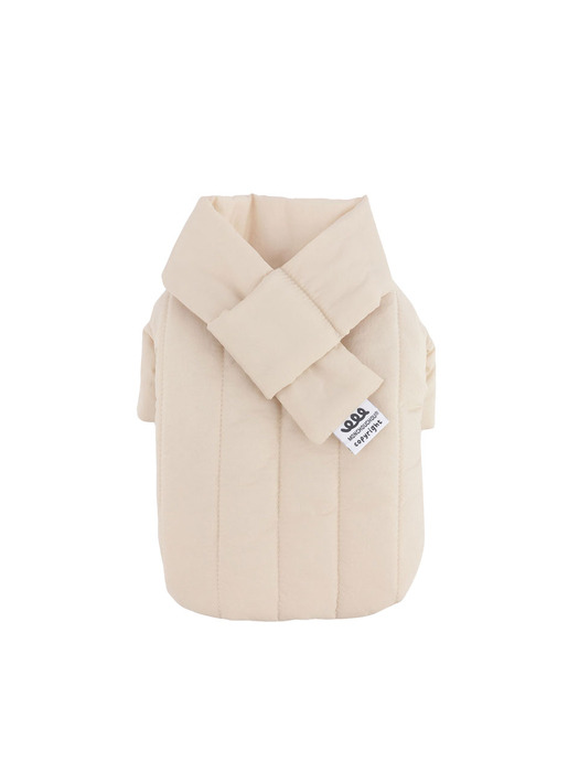 Rich Light Quilted Jacket_Egg Beige