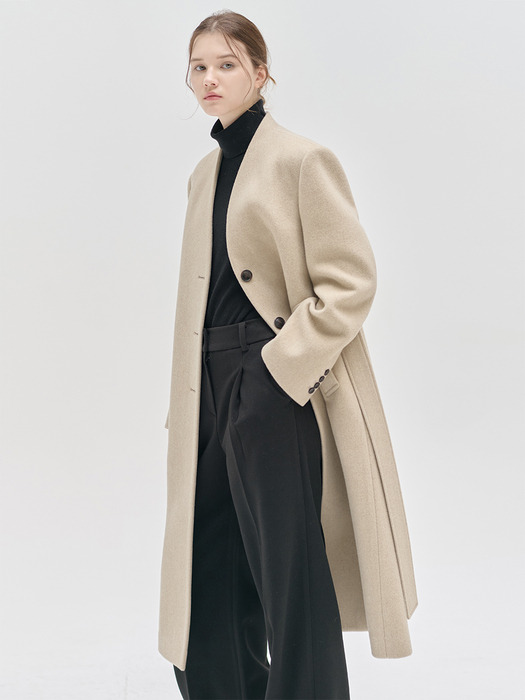 24WN collarless minimal coat [O/BE]